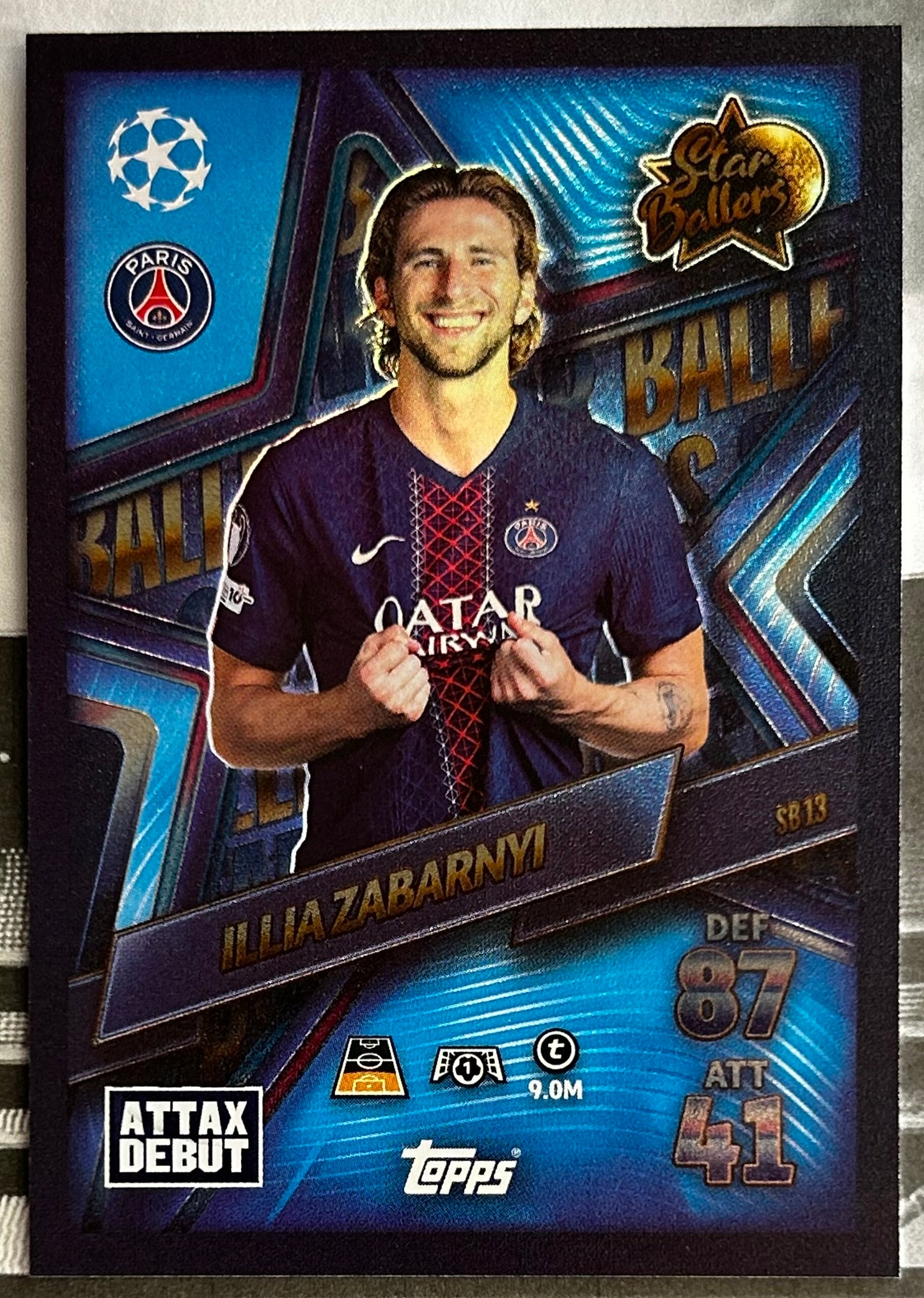Topps 2025-26 Match Attax UEFA Update - Single STAR BALLERS Cards (SB1 - SB16)