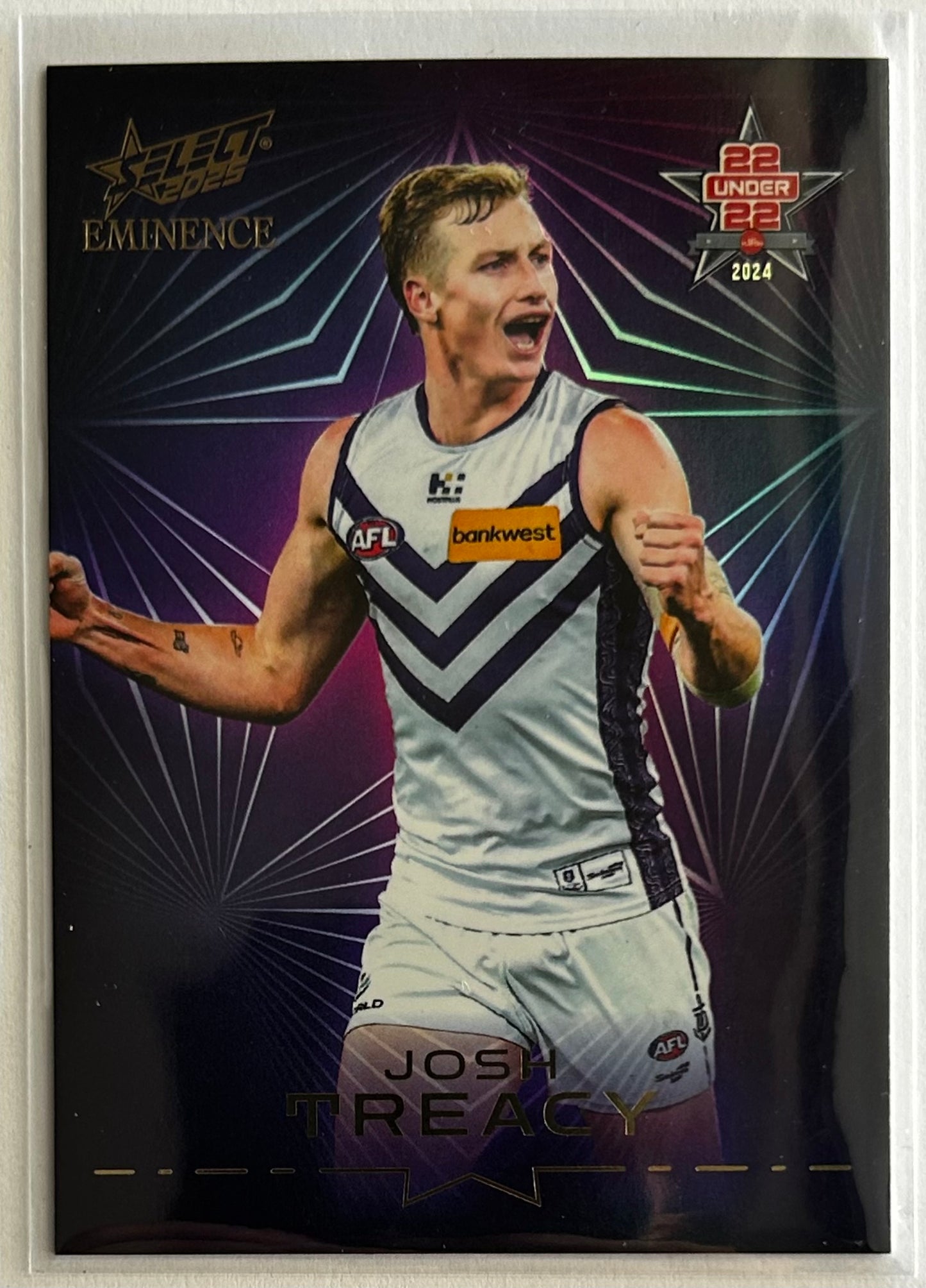 2025 AFL Select Eminence - JOSH TREACY (FREMANTLE DOCKERS) 22Under22 /235 TT13