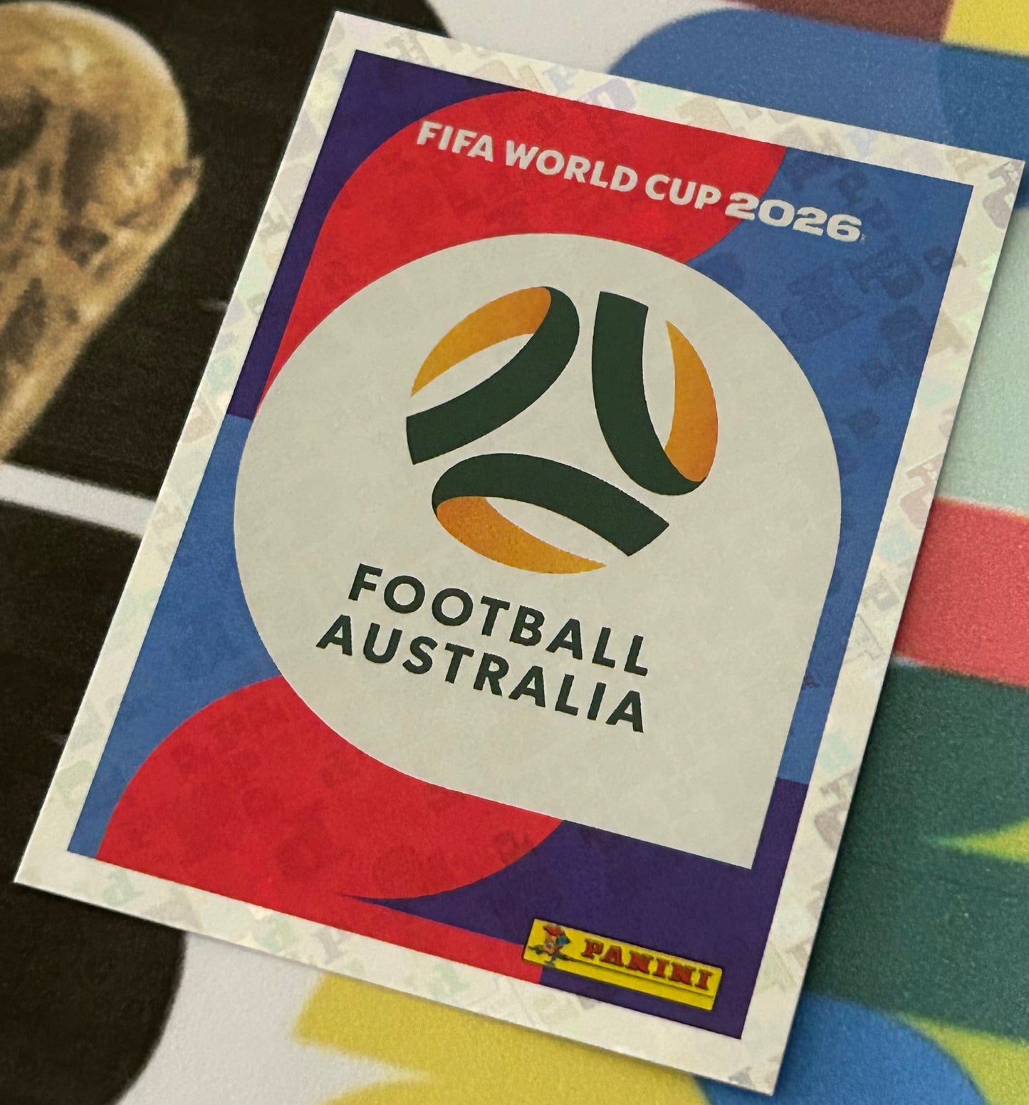 Panini FIFA World Cup 2026 Official Sticker Collection - EMBLEM (AUSTRALIA) Socceroos Foil Sticker AUS1
