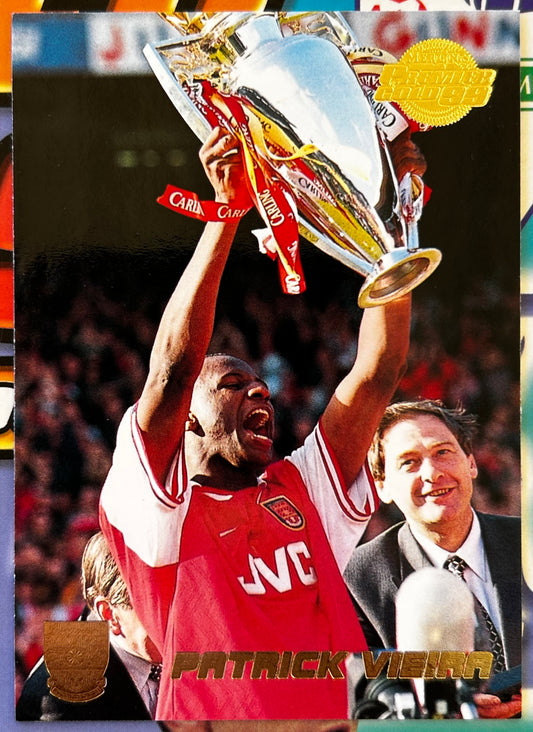 Merlin's Premier Gold 99 Trading Cards - PATRICK VIERIA (ARSENAL) #3