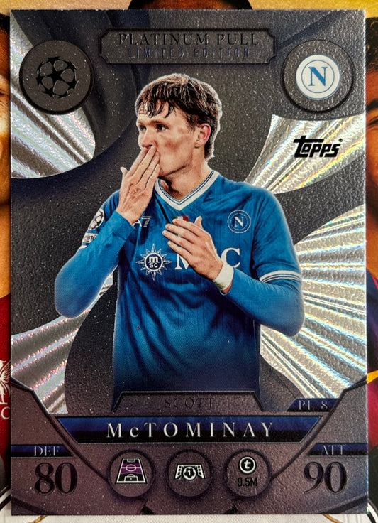 2025-26 Topps UCC Match Attax - SCOTT McTOMINAY (NAPOLI) Platinum Pull PL 8