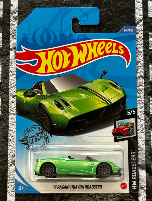 Mattel Hot Wheels Diecast Basic 1:64 - '17 Pagani Huayra Roadster HW Roadsters