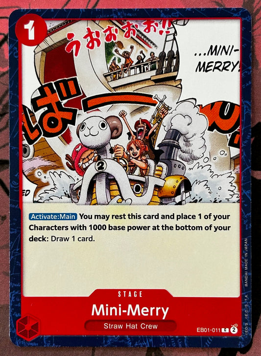 EB01-011 MINI-MERRY One Piece Stage Card (Red) English