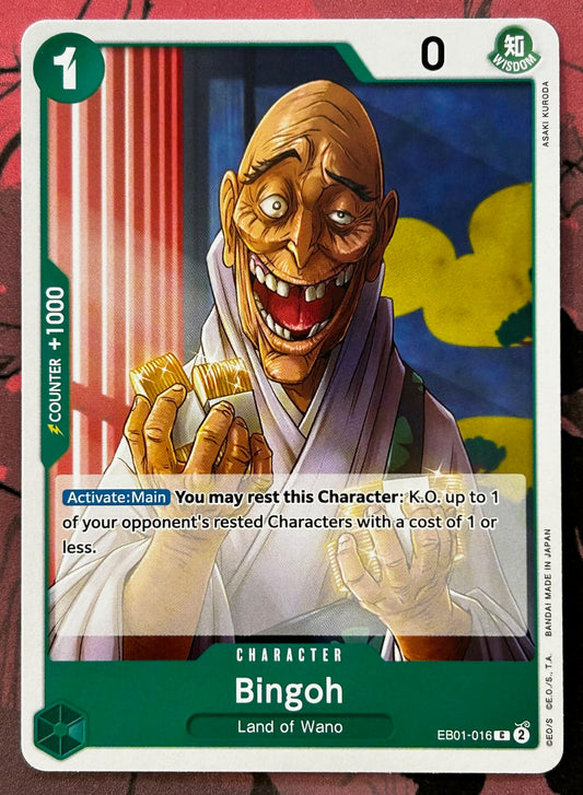 EB01-016 BINGOH One Piece Character Card (Green) English