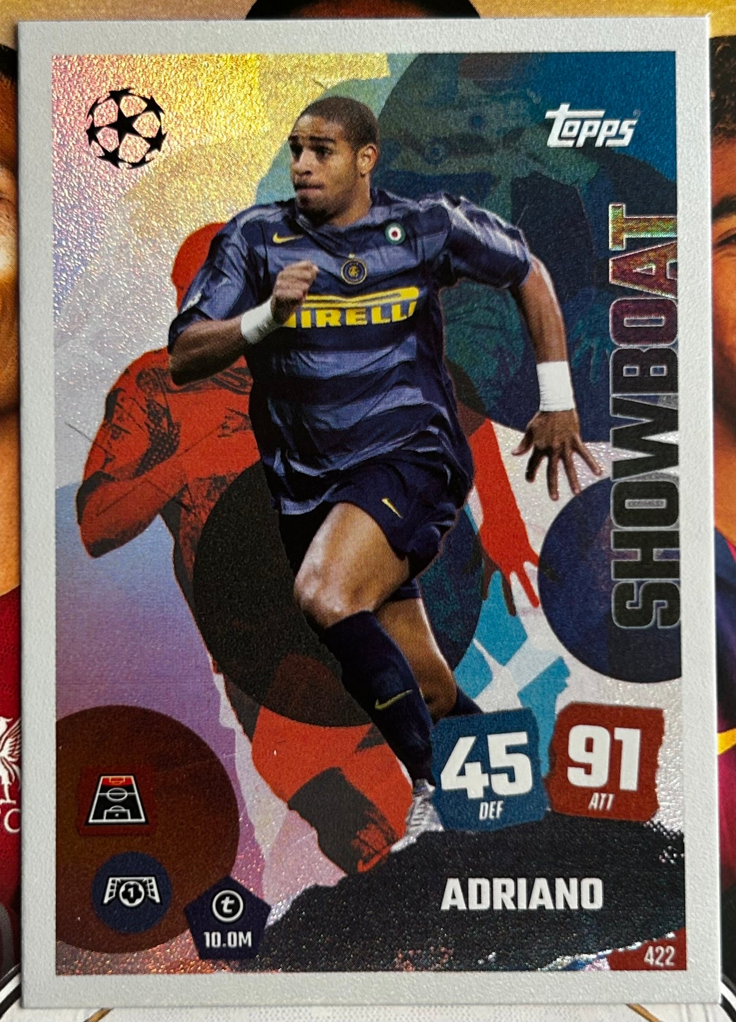 2025-26 Topps UCC Match Attax - SHOWBOAT Rainbow Plus Foil (#415-#423) 1:3 packs