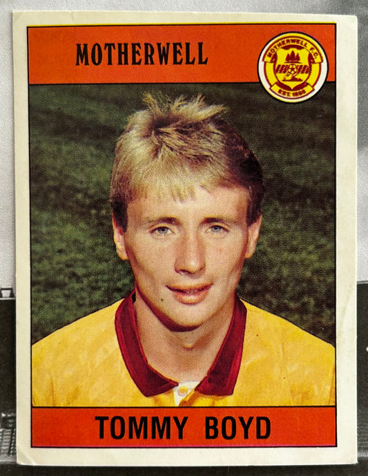 Panini Football 90 Sticker - TOMMY BOYD (MOTHERWELL) #432