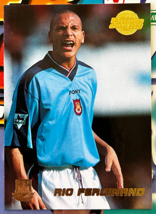 Merlin's Premier Gold 99 Trading Cards - RIO FERDINAND (WEST HAM UNITED) #138