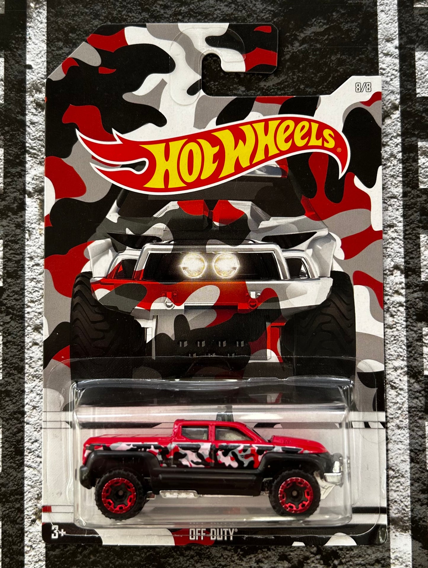 Mattel Hot Wheels Diecast 1:64 - Off-Duty 8/8 Camouflage Trucks series