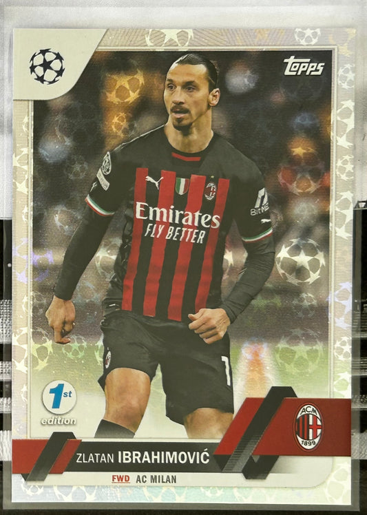 Topps UEFA Club Competitions 1st Edition 2022-23 - ZLATAN IBRAHIMOVIC (AC MILAN) Starball #11