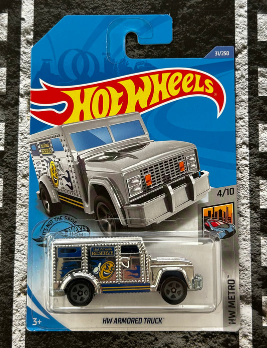 Mattel Hot Wheels Diecast Basic 1:64 - HW Armored Truck HW Metro