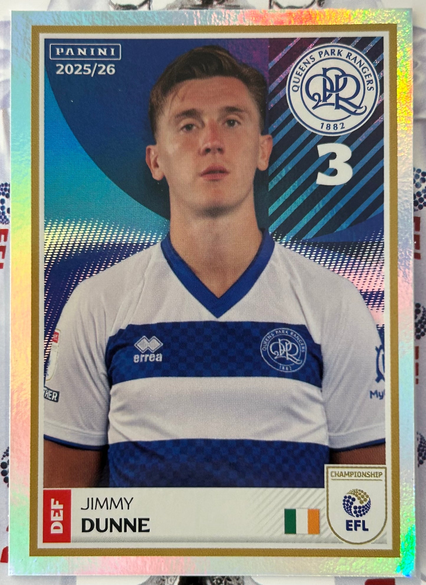 Panini EFL 2025-26 Sticker Collection - Single QUEENS PARK RANGERS Stickers (#311 - #328)