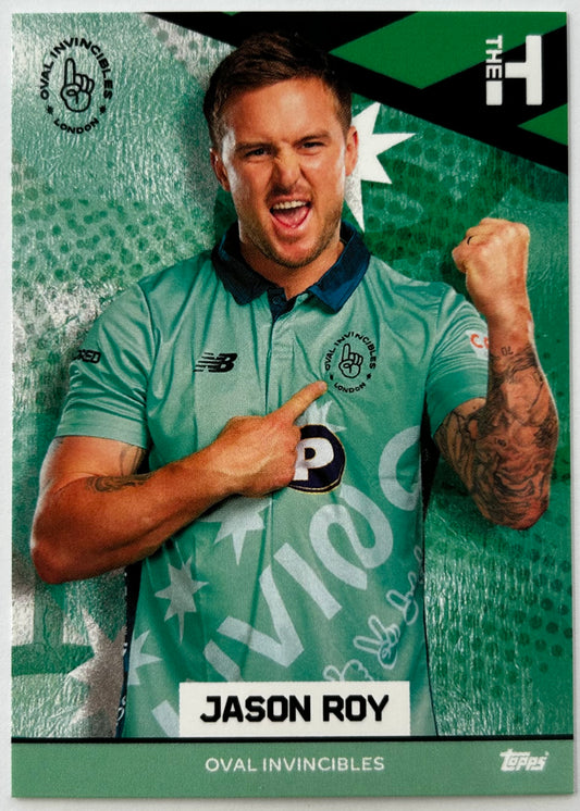 Topps The Hundred 2022 Trading Card Collection - JASON ROY (Oval Invincibles)
