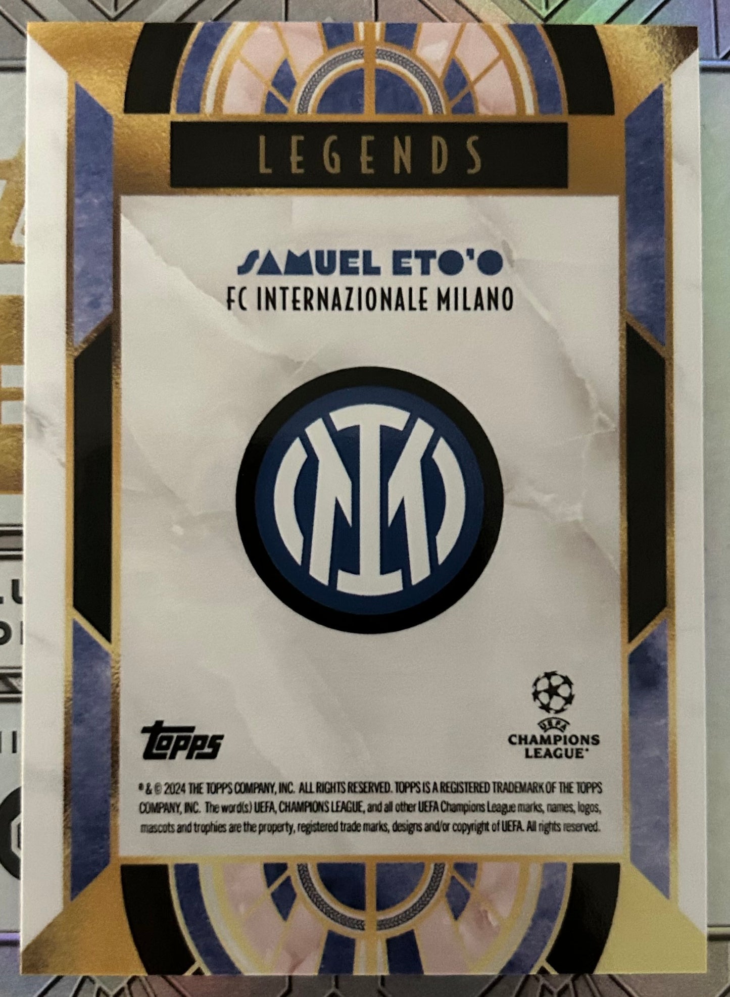 Topps UCC Deco 2024-25 - Single INTER MILAN Cards (Base & Inserts)