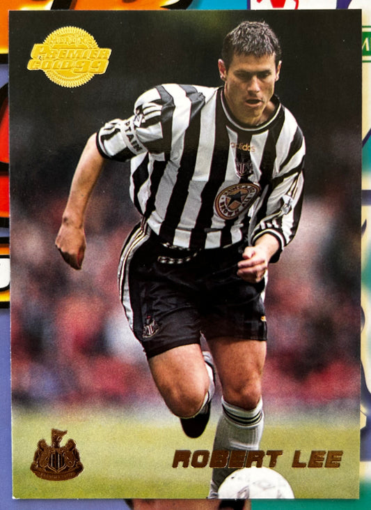 Merlin's Premier Gold 99 Trading Cards - ROBERT LEE (NEWCASTLE UNITED) #104