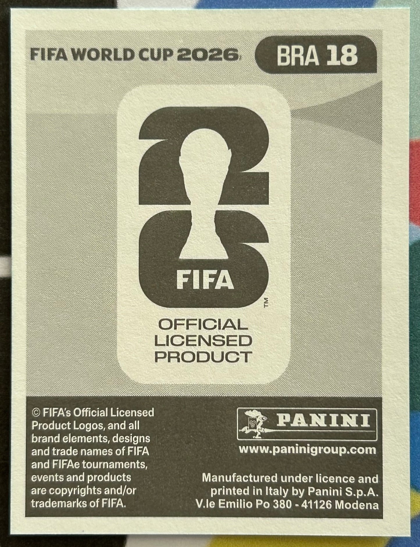 Panini FIFA World Cup 2026 Official Sticker Collection - GABRIEL MARTINELLI (BRAZIL) BRA18