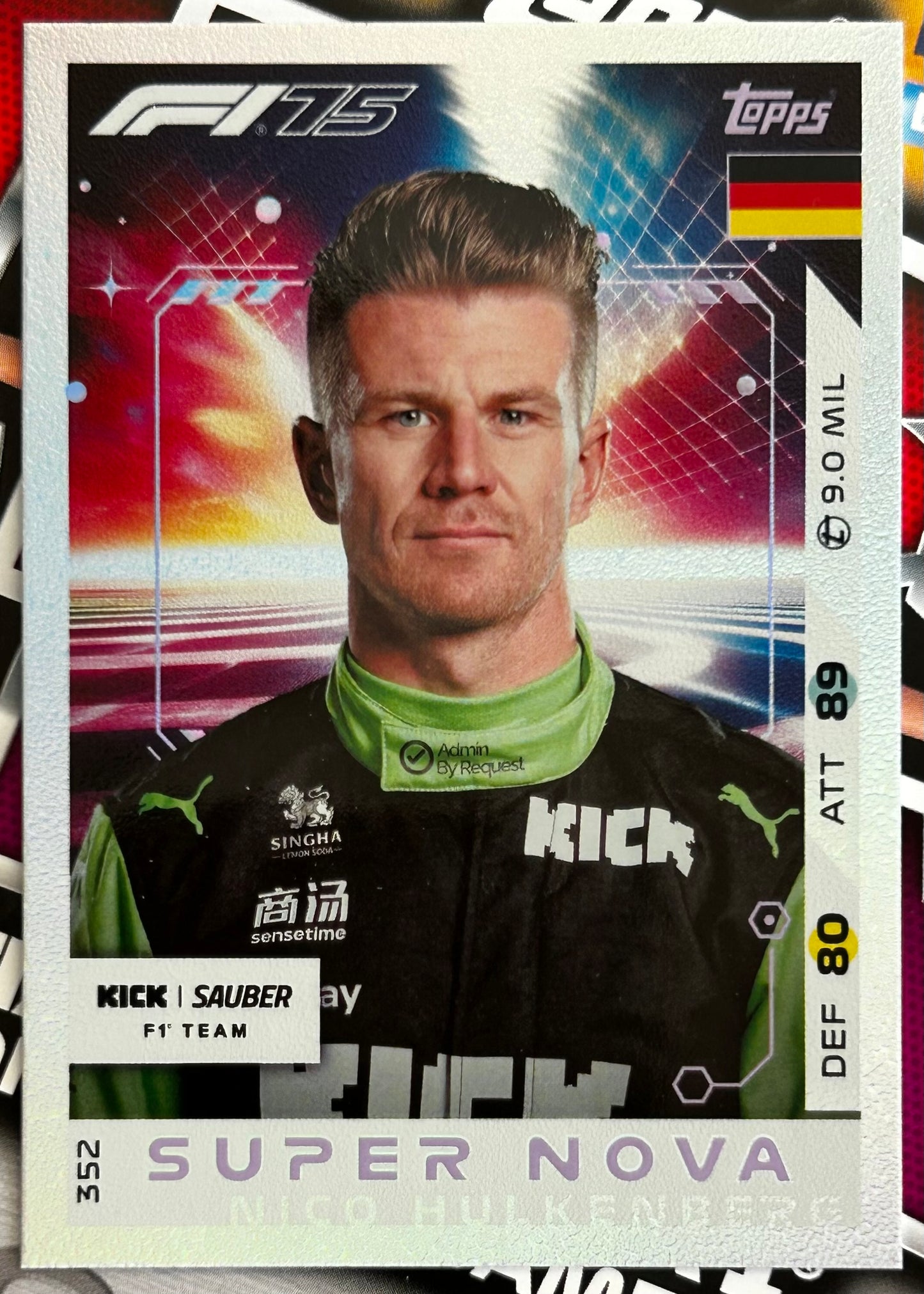 Topps F1 Turbo Attax 2025 - Single SUPERNOVA & 100 CLUB Cards (#334 - #356)