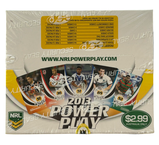 ESP NRL 2013 Power Play Game Cards - Box of 24 Packets
