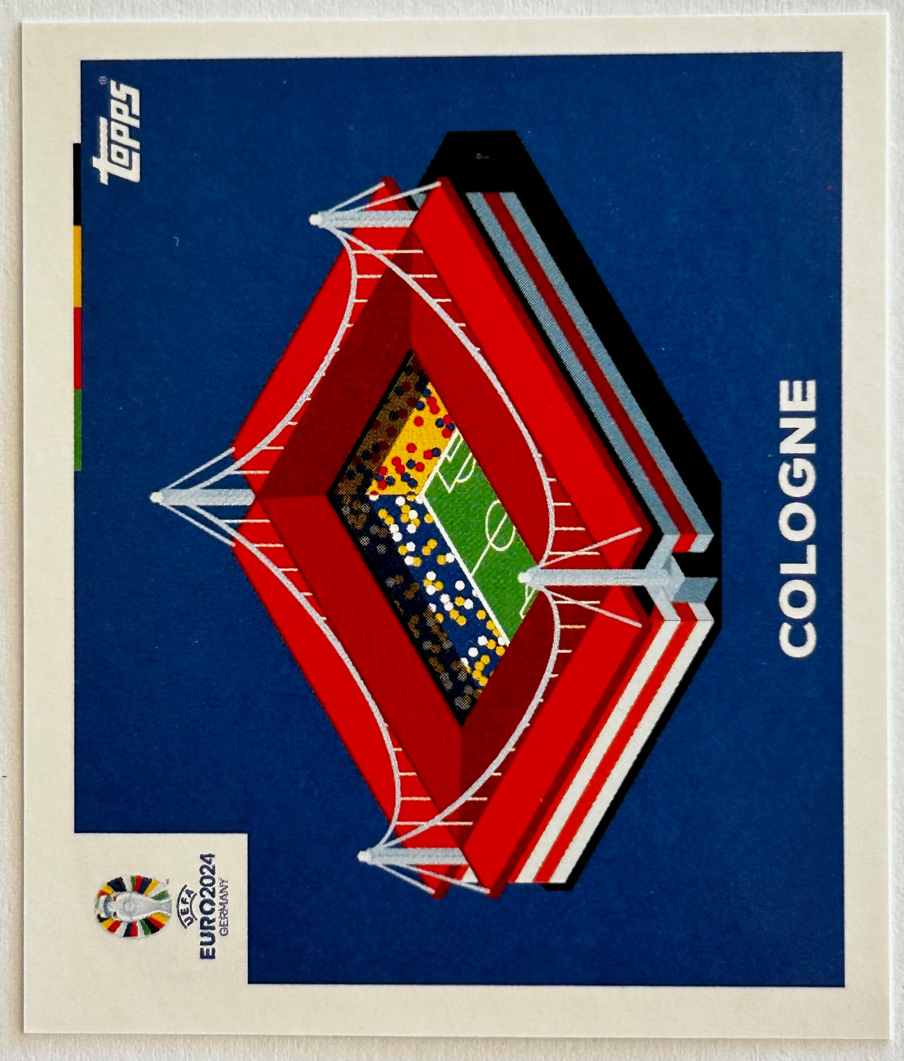 Single Topps EURO 2024 Sticker of the Cologne Stadium 