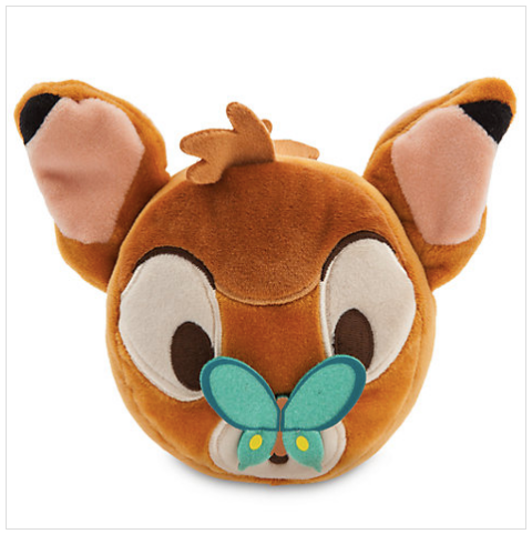 Disney Store Emoji Plush BAMBI Two Sided Reversable 6" Plush