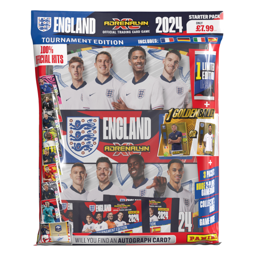 Panini England Adrenalyn XL 2024 Tournament Edition Trading Card Collection - Starter Pack