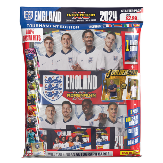 Panini England Adrenalyn XL 2024 Tournament Edition Trading Card Collection - Starter Pack