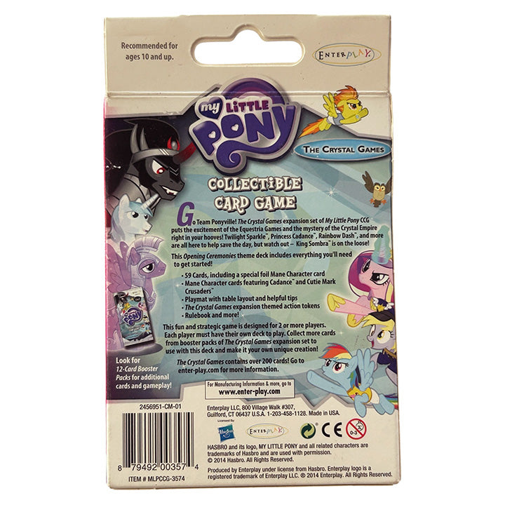 Enterplay MY LITTLE PONY COLLECTIBLE CARD GAME Opening Ceremonies Theme Deck