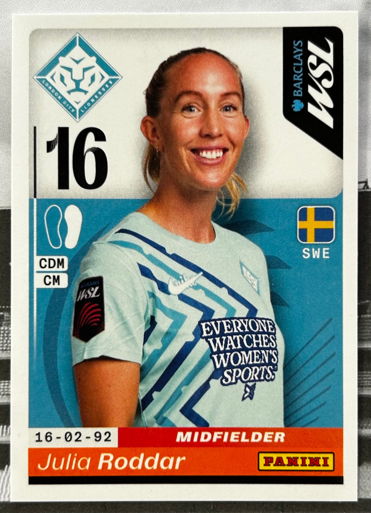 Panini Barclays Women's Super League 2026 Sticker Collection - SINGLE STICKERS (#236 - #445)