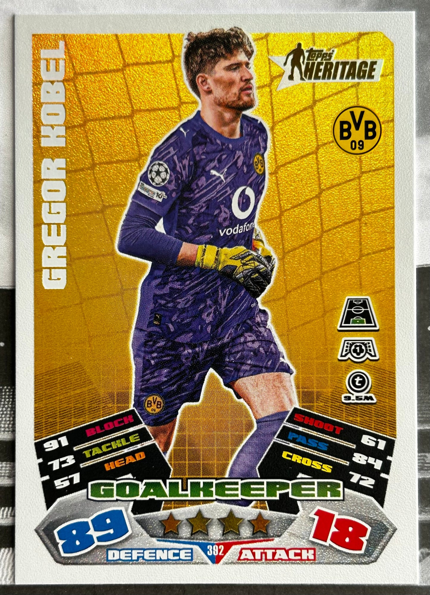 2025-26 Topps UCC Match Attax - HERITAGE Rainbow Plus Foil (#379-#405) 1:3 packs