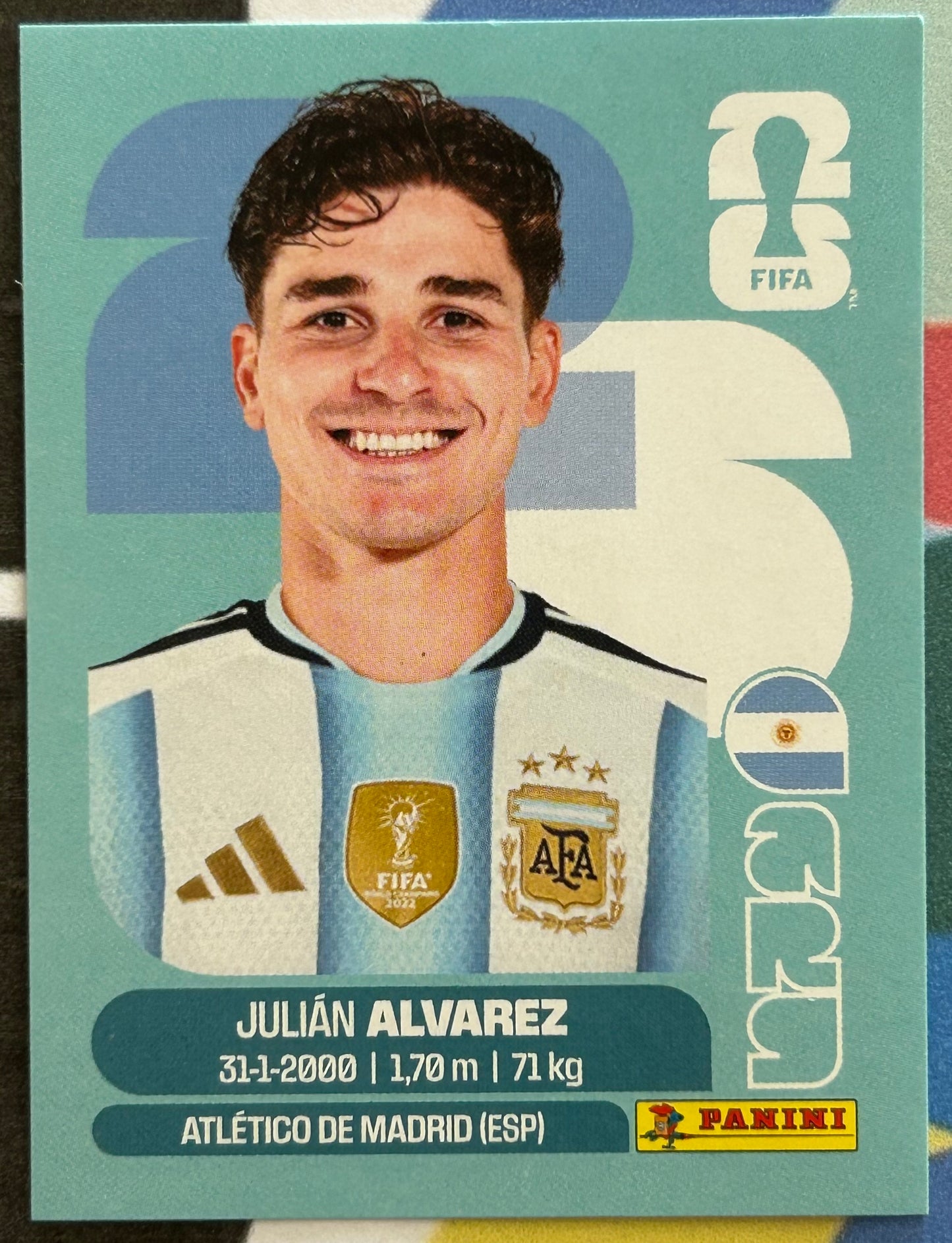 Panini FIFA World Cup 2026 Official Sticker Collection - JULIAN ALVAREZ (ARGENTINA) ARG19