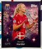 Topps UEFA Women's EURO 2025 Sticker Collection - PERNILLE HARDER (DENMARK) Shining Stars Holo Foil #158