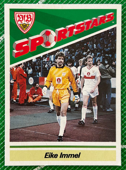 Tonka Sportstars Collector Card - EIKE IMMEL (STUTTGART) 1989 Release