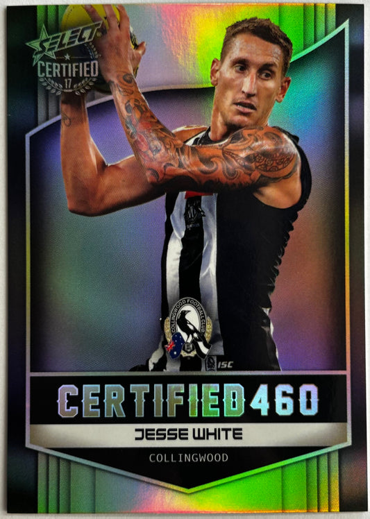 Select AFL 2017 Certified - JESSE WHITE (COLLINGWOOD) Certified 460 C52