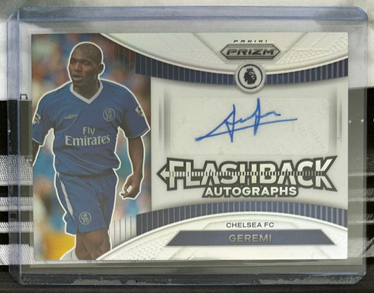 2022-23 Panini Prizm Premier League Soccer - GEREMI (CHELSEA) Flashback Autographs FA-GER *01 of /49 print run*