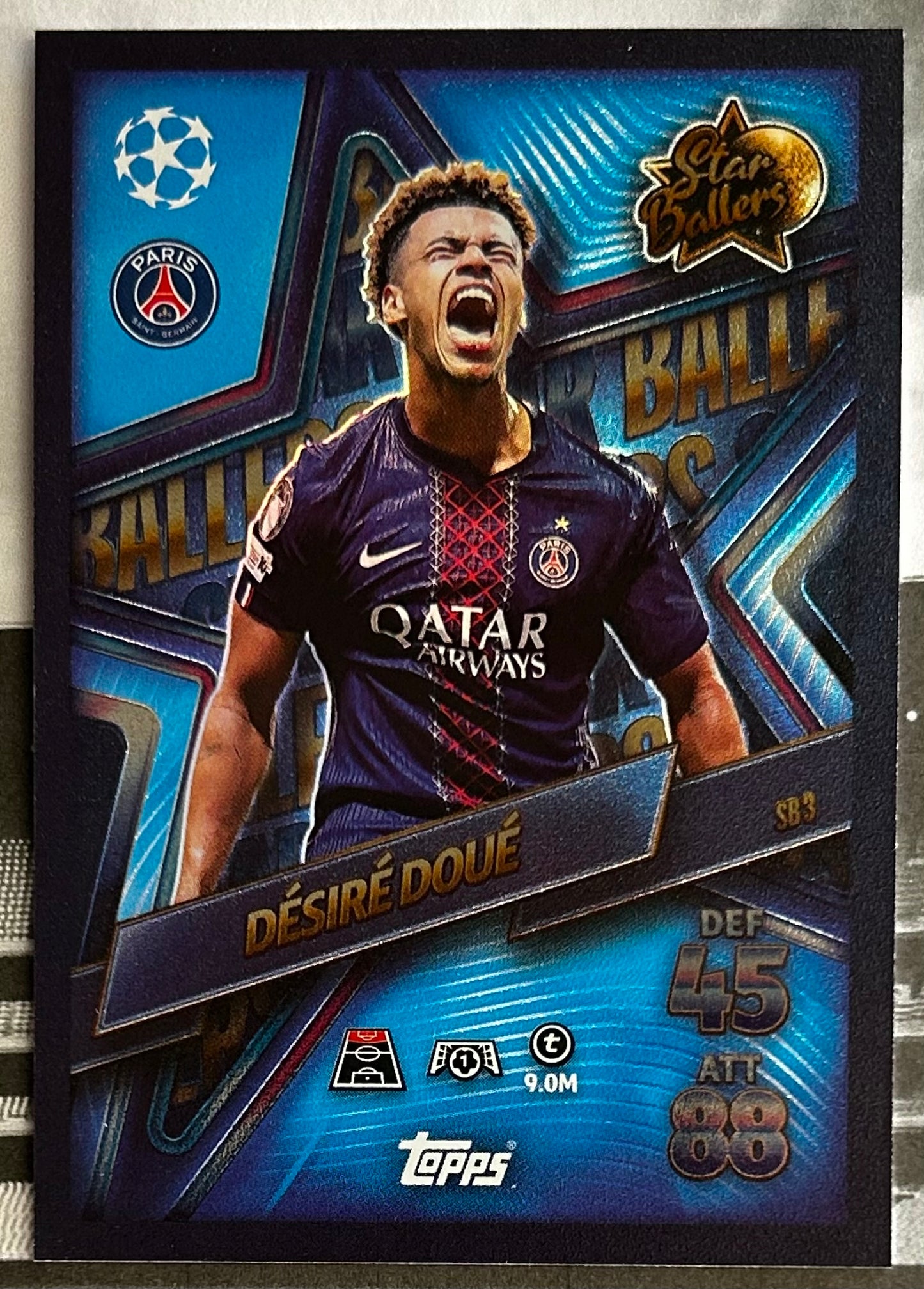 Topps 2025-26 Match Attax UEFA Update - Single STAR BALLERS Cards (SB1 - SB16)