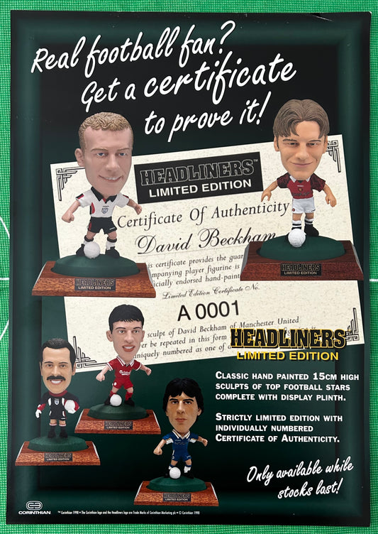 Corinthian Headliners Limited Edition XL A3 Retailer Poster