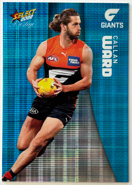 2022 AFL Select Prestige - CALLAN WARD (GWS GIANTS) Blue #72 /110