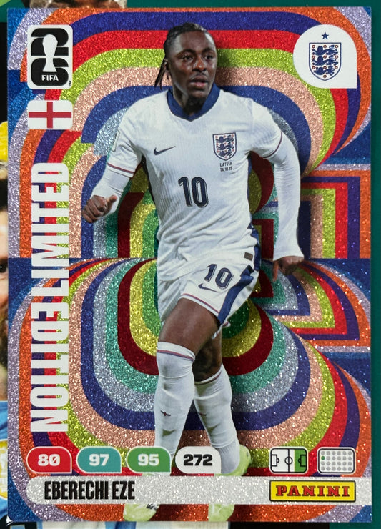 Panini FIFA World Cup 2026 Adrenalyn XL - EBERECHI EZE (ENGLAND) Limited Edition