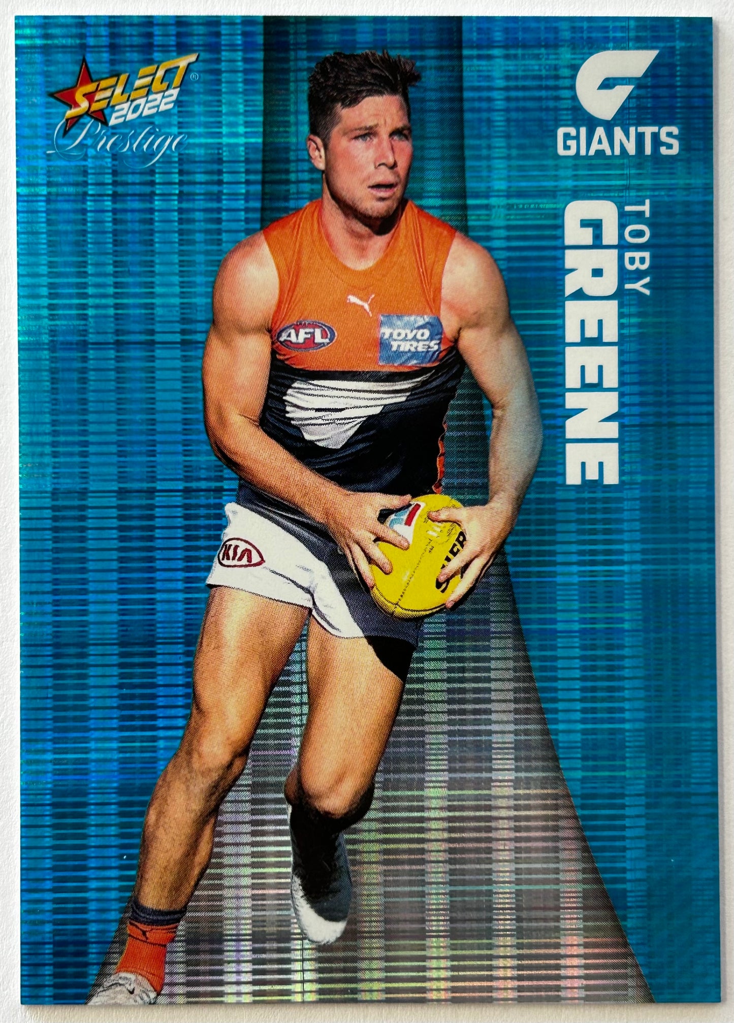 2022 AFL Select Prestige - TOBY GREENE (GWS GIANTS) Blue #67 /110