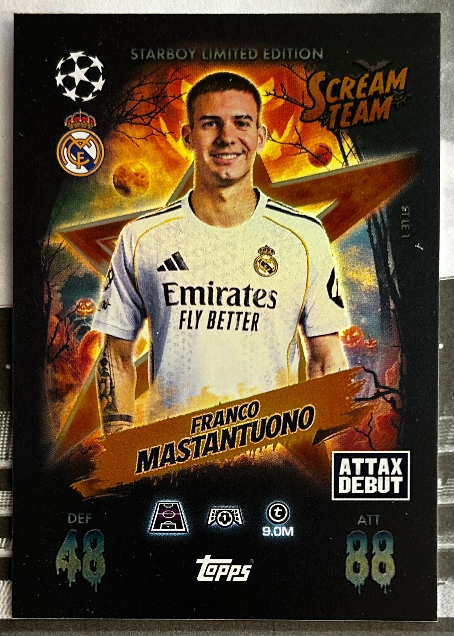 Topps 2025-26 Match Attax UEFA Update - Single SCREAM TEAM Cards (ST1 - ST16)