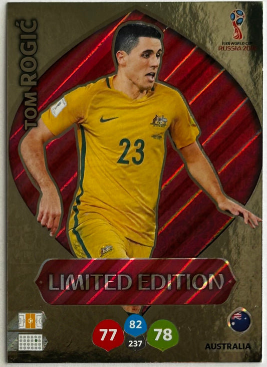 Panini Adrenalyn XL FIFA World Cup Russia 2018 - TOM ROGIC (AUSTRALIA) Limited Edition