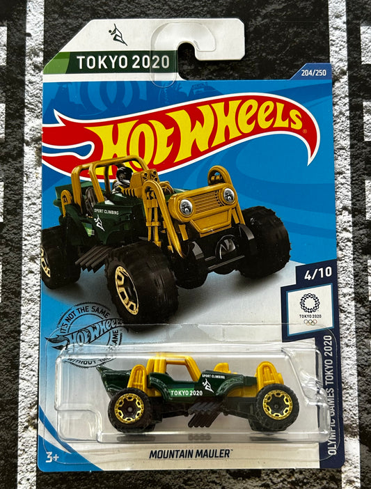 Mattel Hot Wheels Diecast Basic 1:64 - Mountain Mauler Olympic Games Tokyo 2020