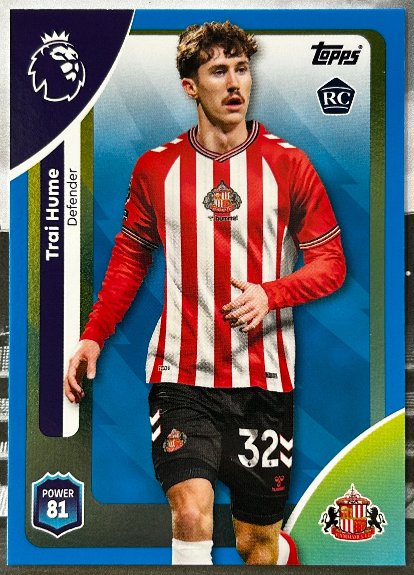 Topps Premier League 2026 Debut Edition - Single BLUE BASE PARALLEL Cards (All Teams)