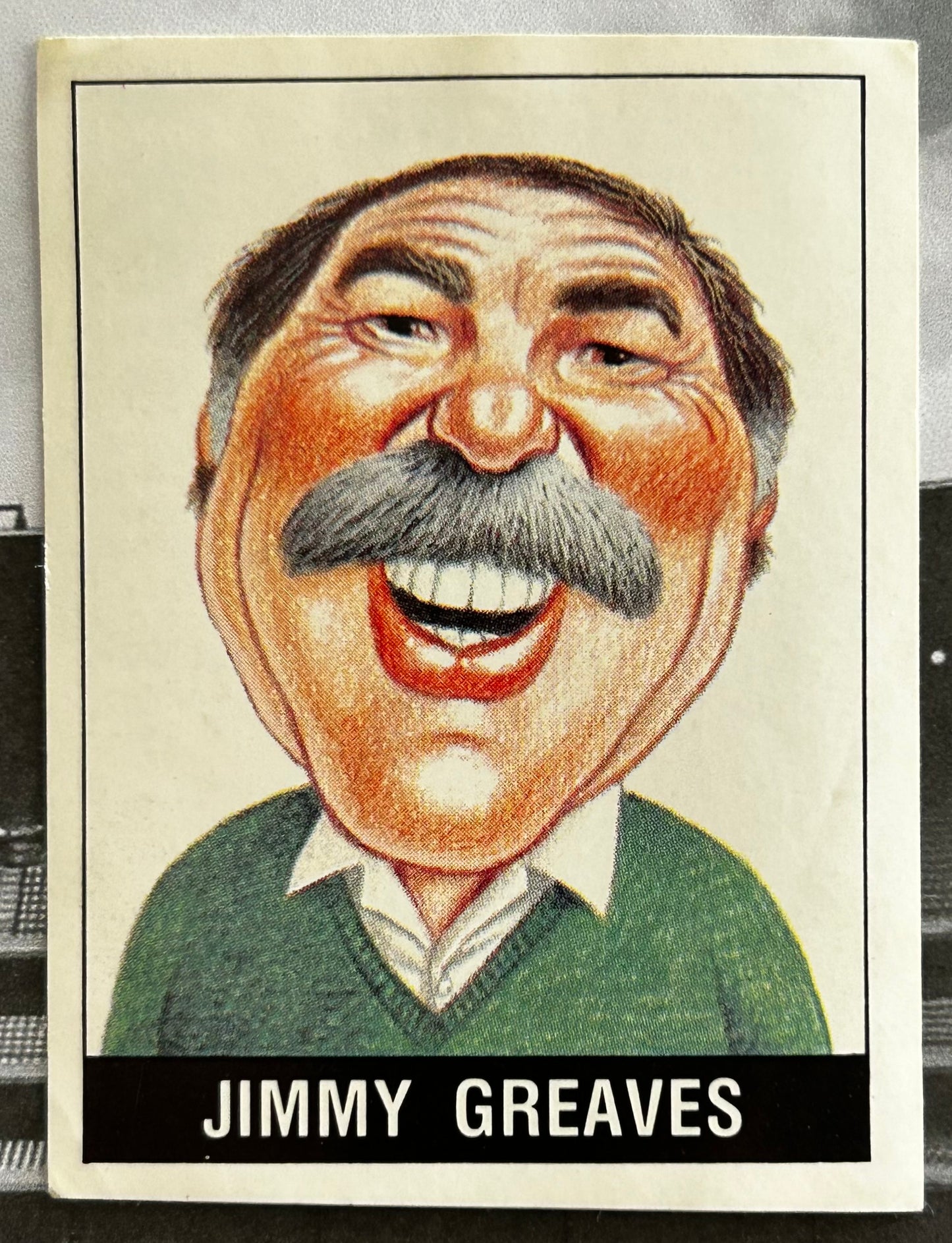 Panini Football 90 Sticker - JIMMY GREAVES (TV COMMENTATORS) Who Said That? #478