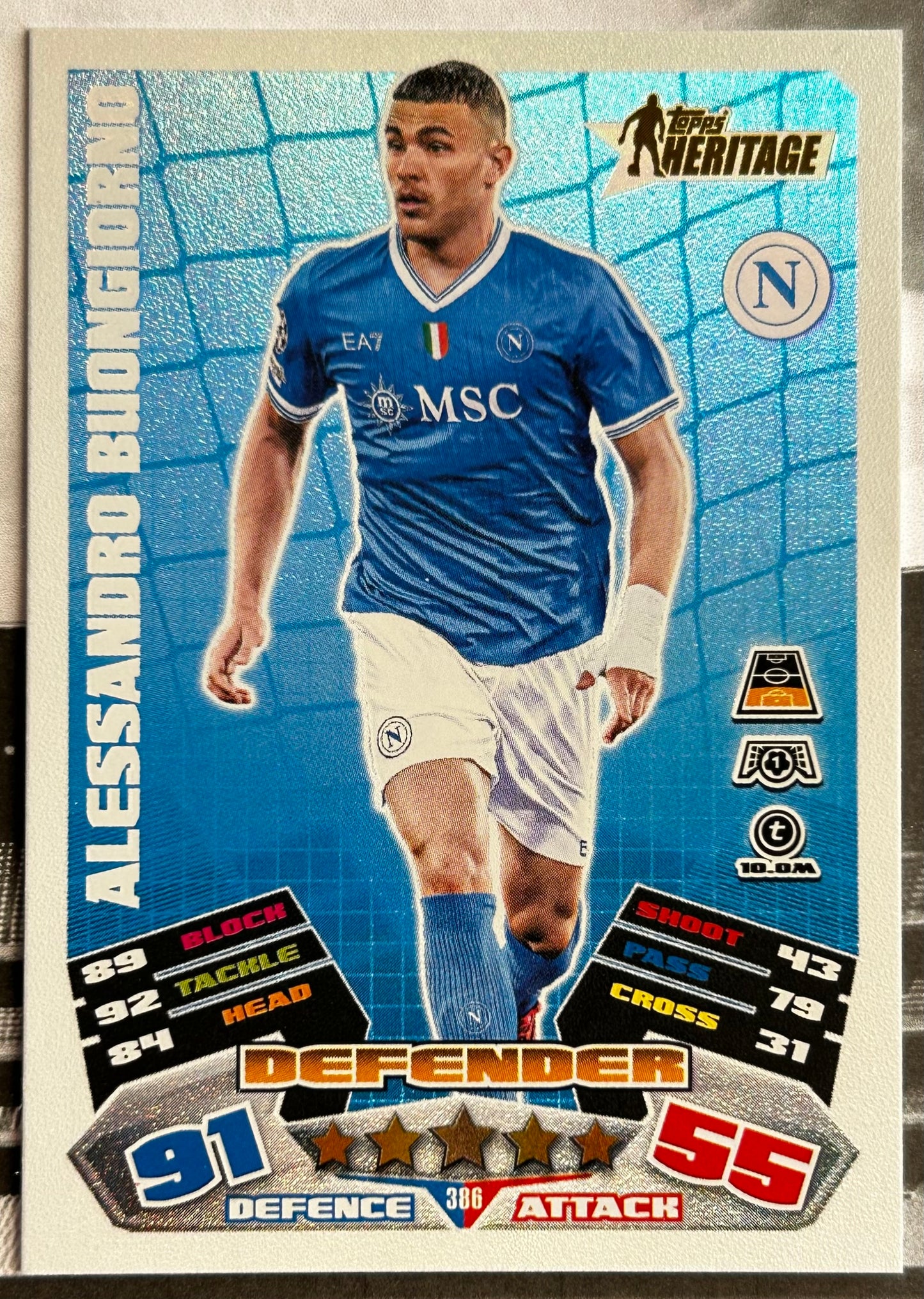 2025-26 Topps UCC Match Attax - HERITAGE Rainbow Plus Foil (#379-#405) 1:3 packs