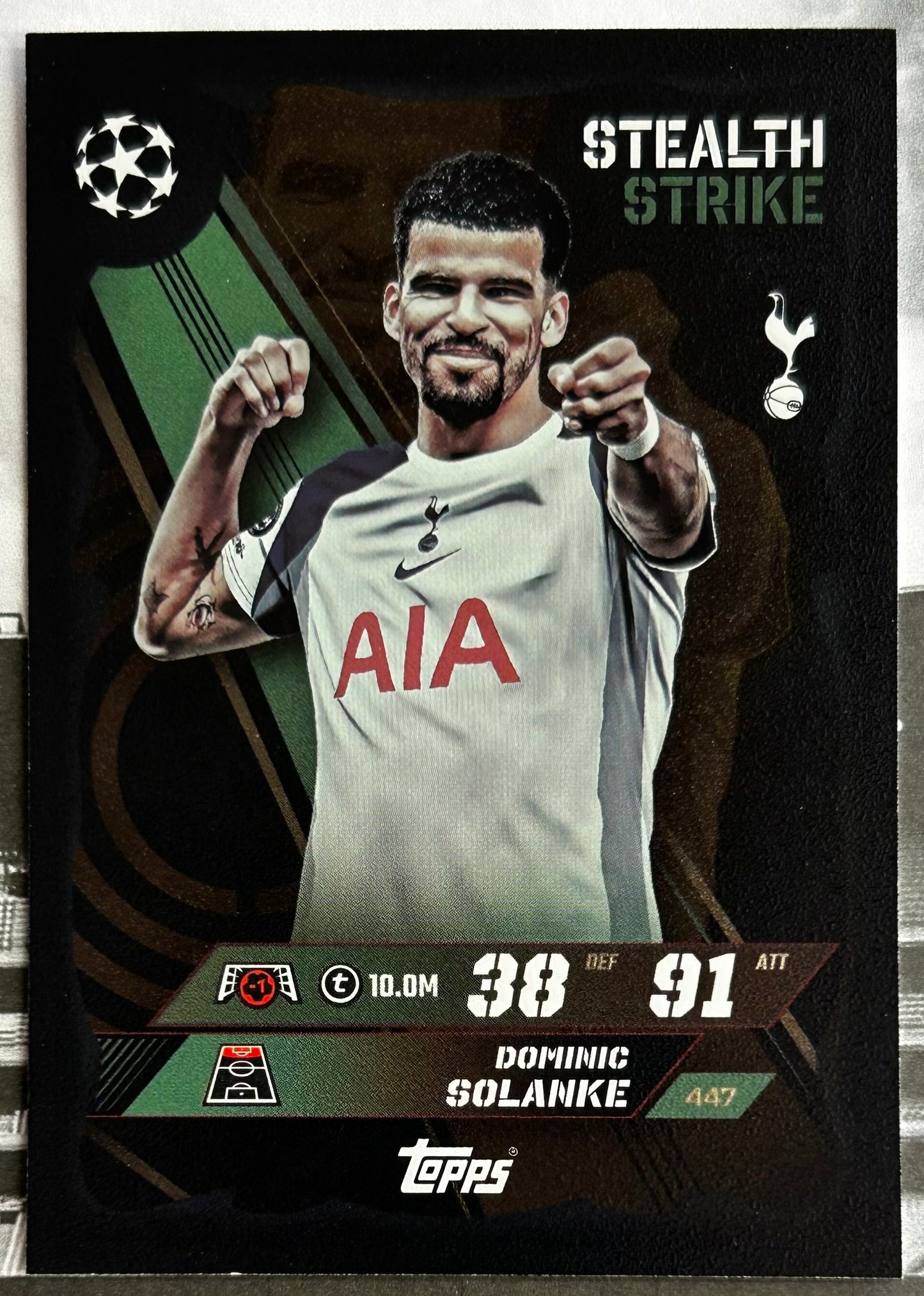 2025-26 Topps UCC Match Attax - STEALTH STRIKE Holographic Foil (#442-#459) 1:2 packs