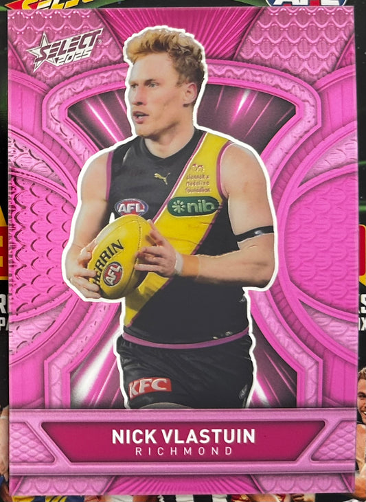 Select AFL 2025 Footy Stars - NICK VLASTUIN (RICHMOND TIGERS) Pink Dragon Scales LDP70