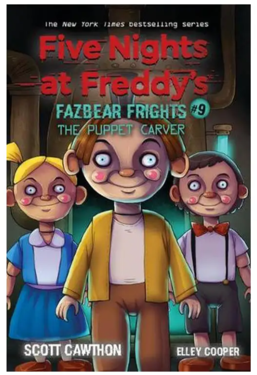 FNAF Books - Five Nights At Freddy's THE PUPPER CARVER Fazbear Frights #9 by Scott Cawthon