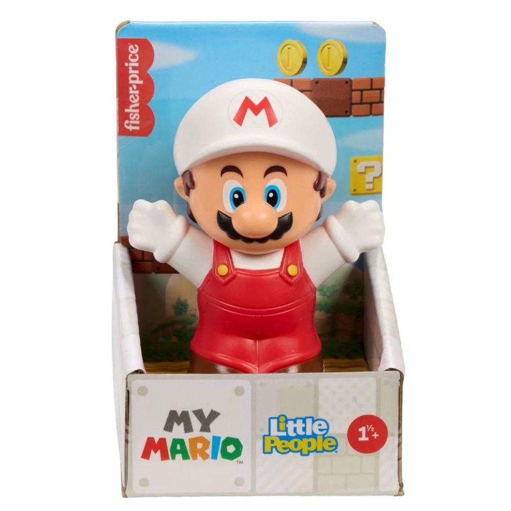 Fisher-Price Little People My Mario - FIRE MARIO 7cm Character Figure (2026)