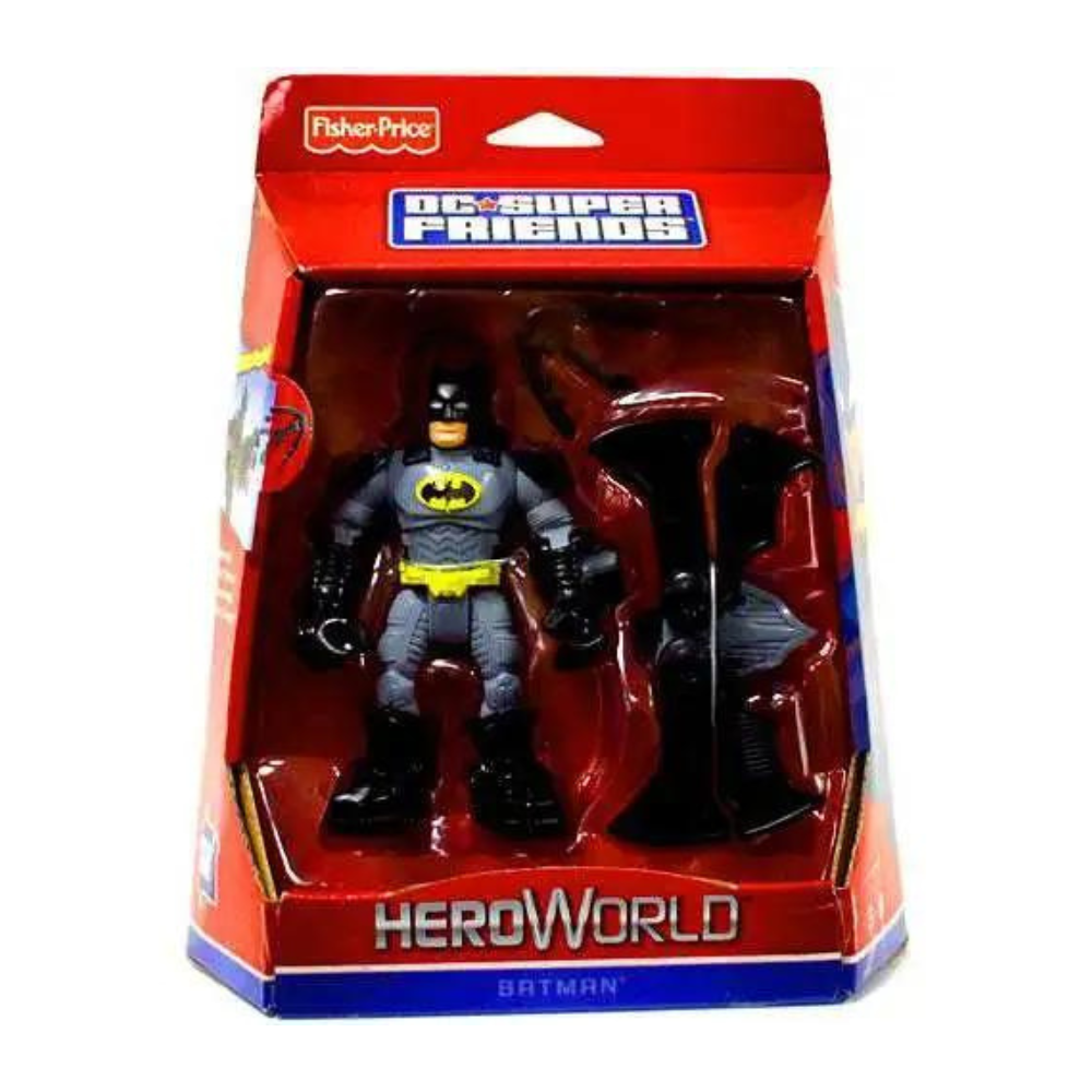 Fisher Price DC Super Friends Hero World - Batman Action Figure
