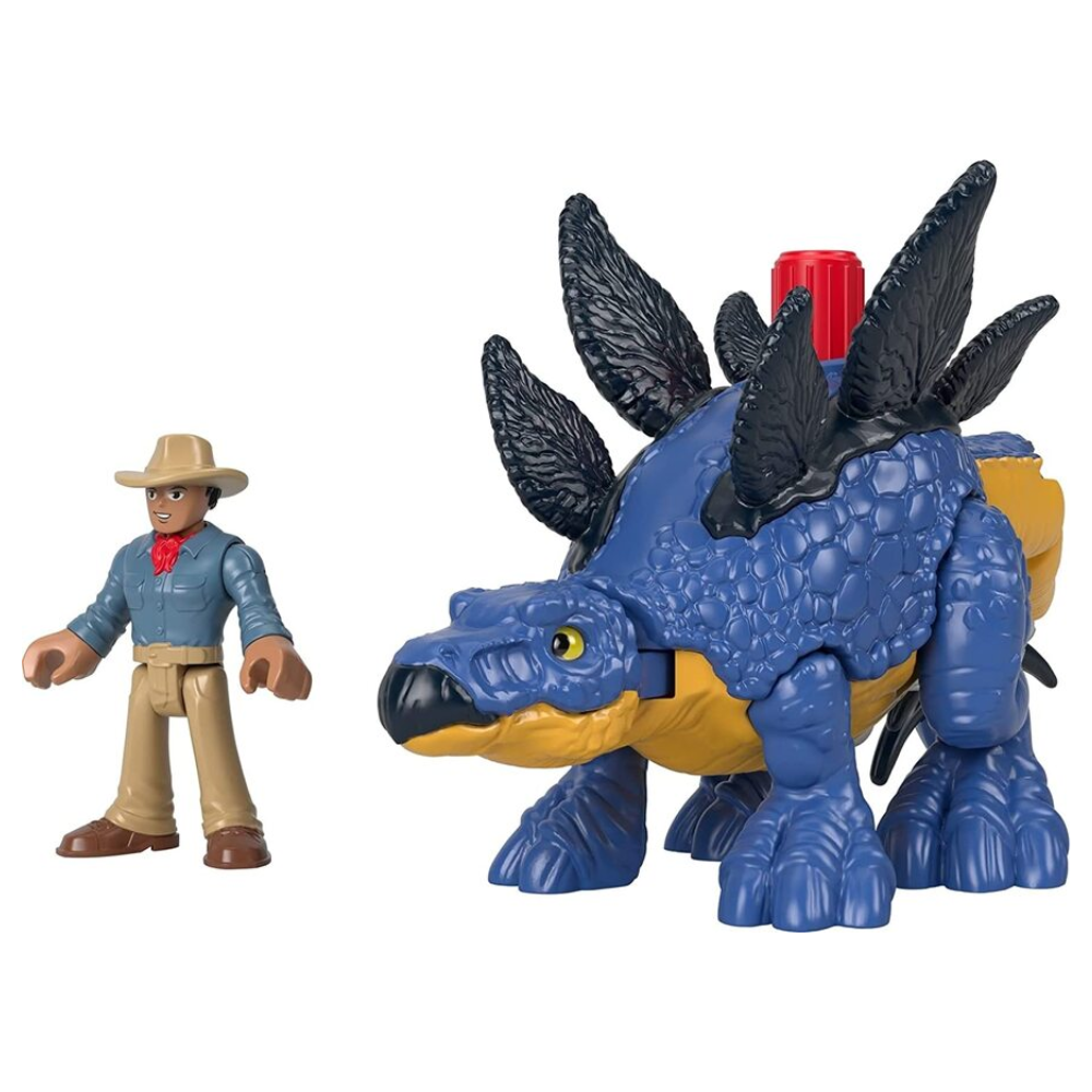 Fisher Price Jurassic World Dominion Imaginext - STEGOSAURUS & DR GRANT (GVV64)